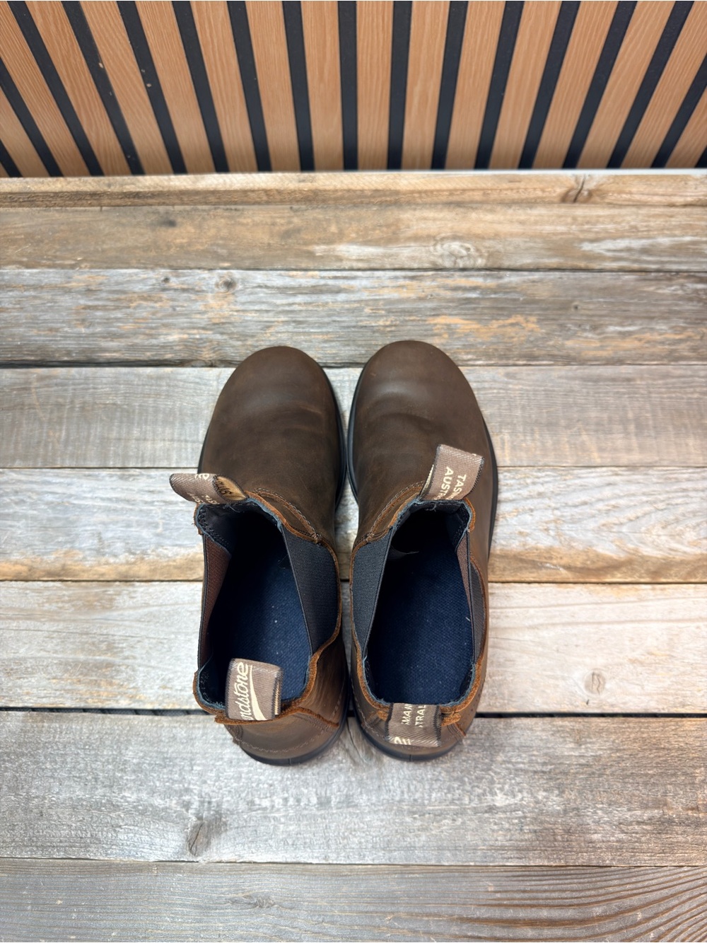 Blundstone Brown Leather Chelsea Boots AU 8.5,US Men’s 9.5 Like New never worn. - Picture 3 of 8